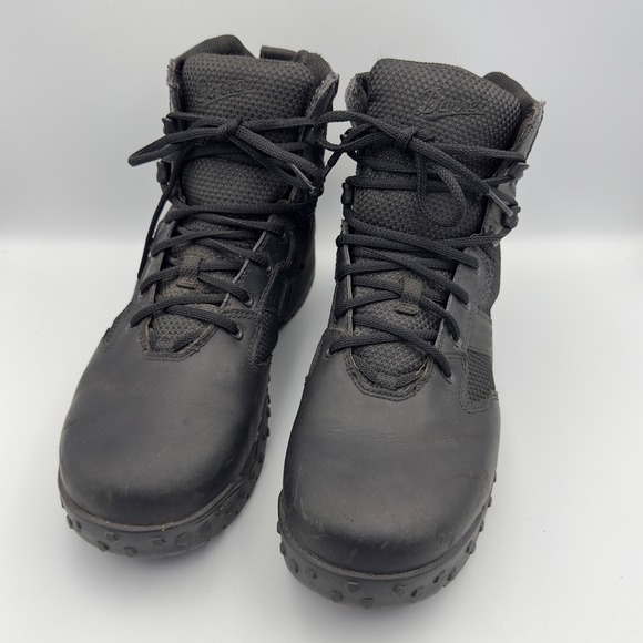 Danner Scorch Side-Zip Tactical Boots Black Waterproof Leather Mens 11.5 EE
